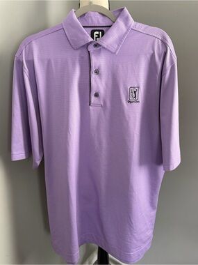Foot Joy TPC Piper Glen Light Purple Men’s XL Polo